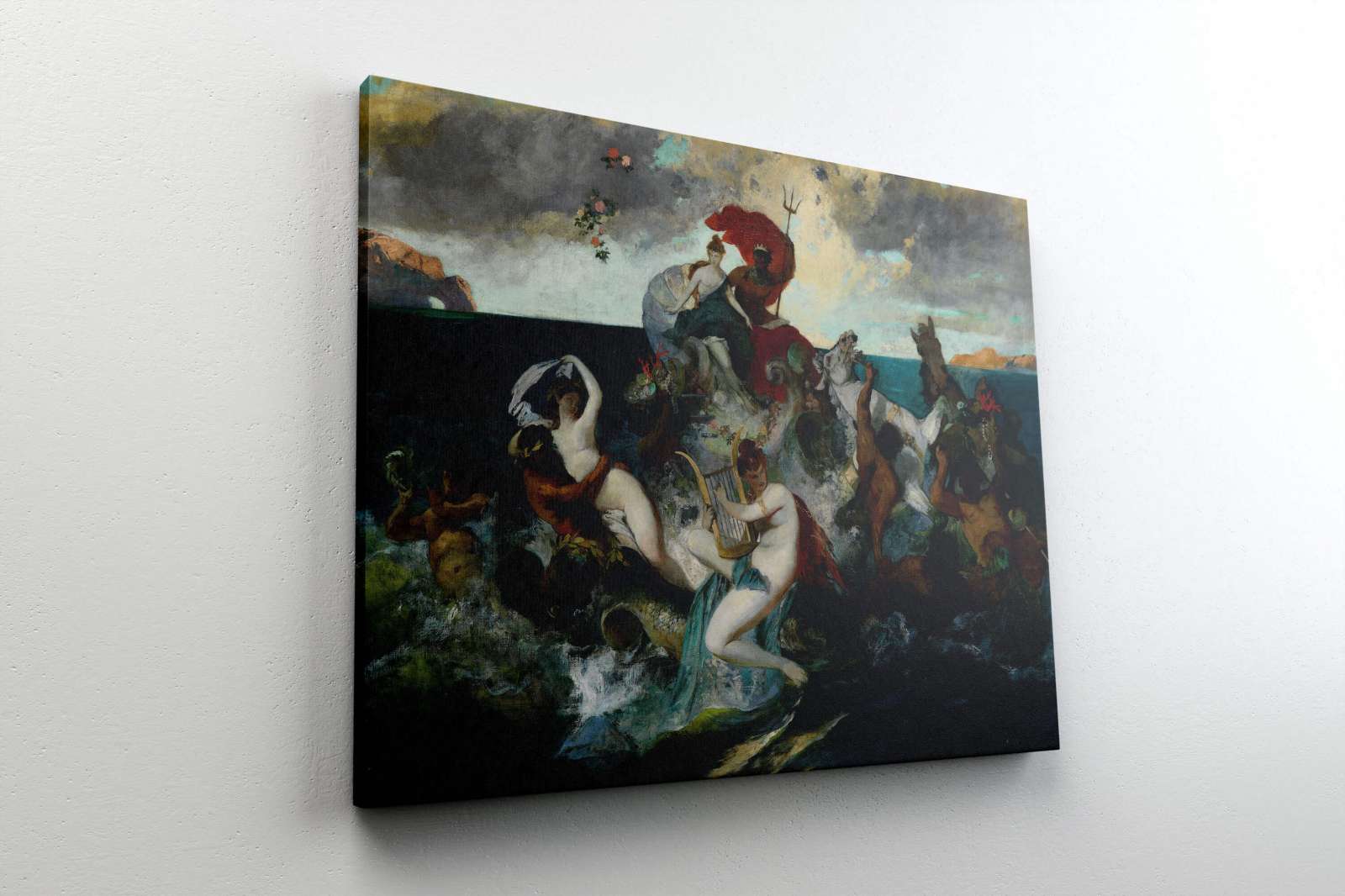 Reprodukcija „Neptūno ir Amfitritės vestuvių procesija“, Otto Seitz (1874)