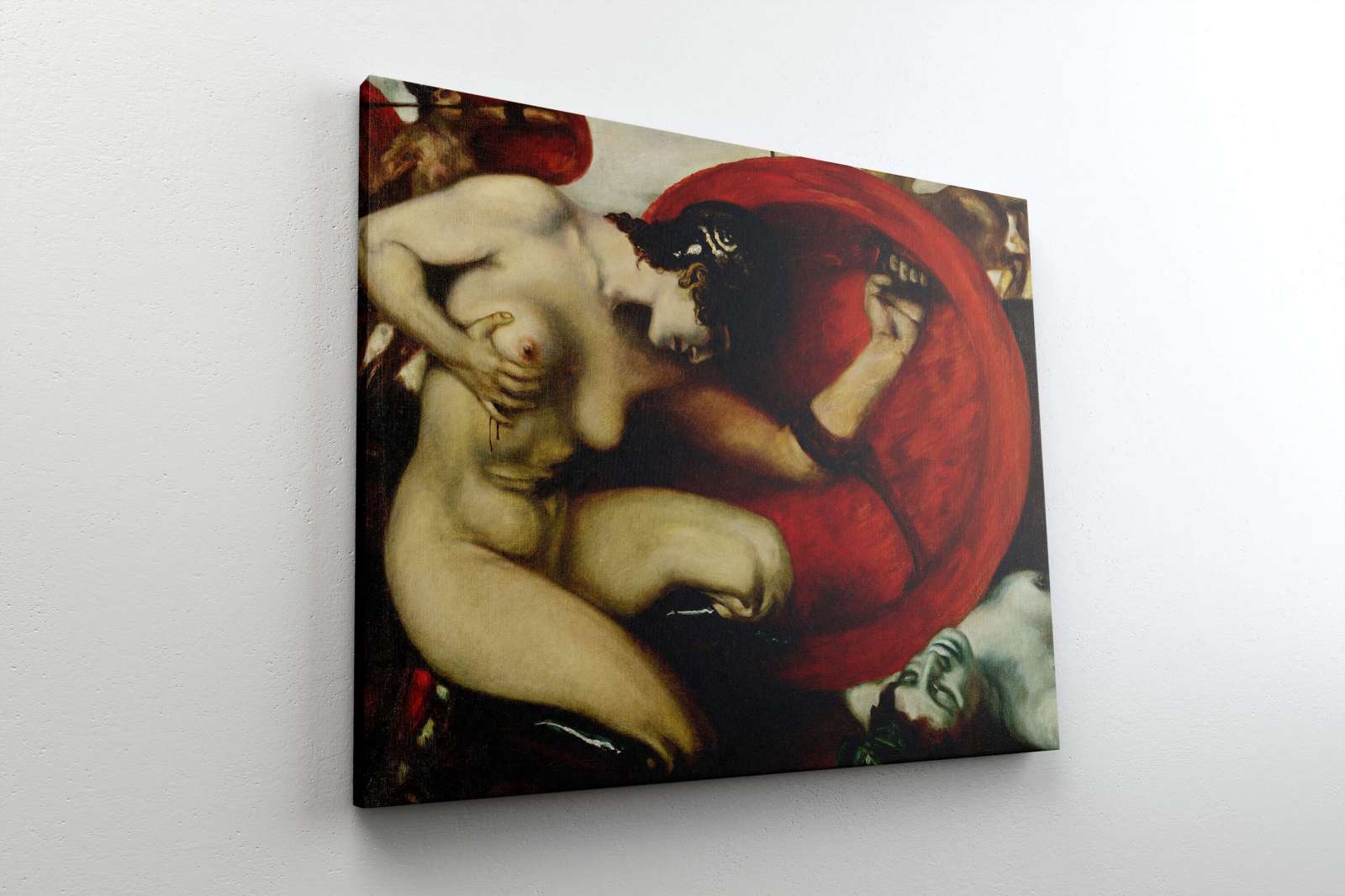 Reprodukcija „Sužeista amazonė“, Franz von Stuck (1905)