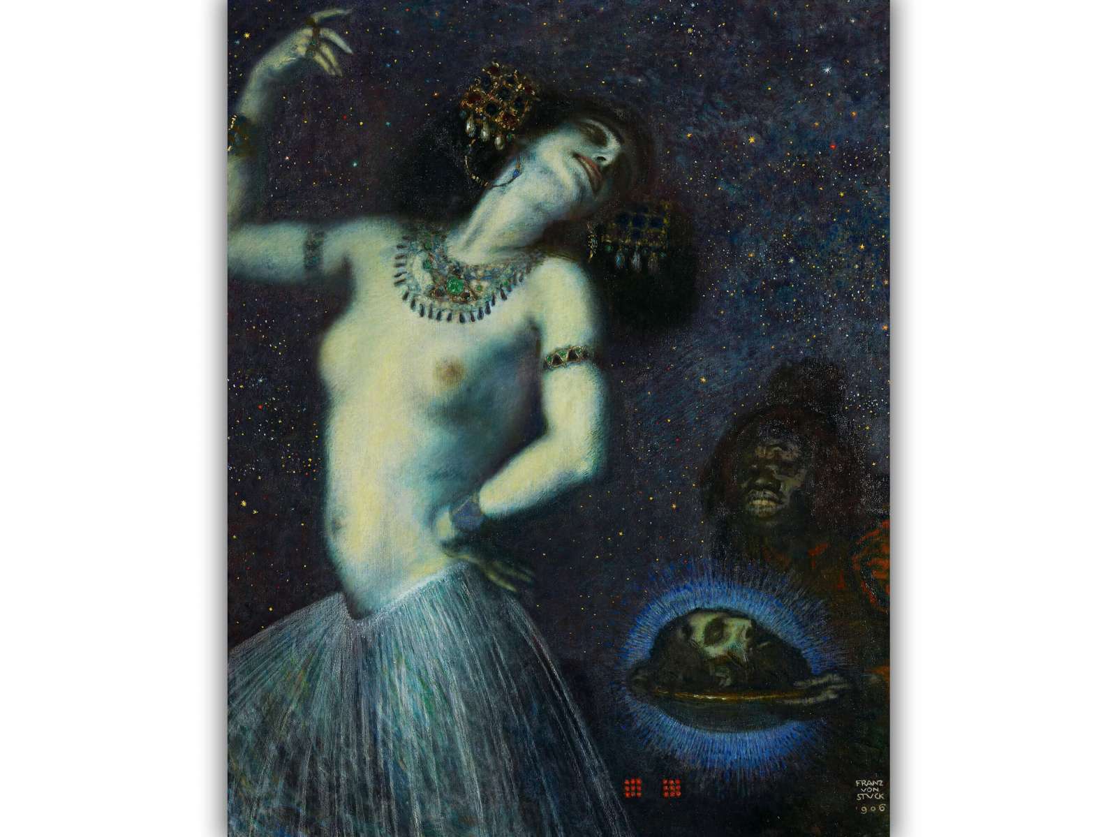 Reprodukcija „Salomėja II“, Franz von Stuck (1906)