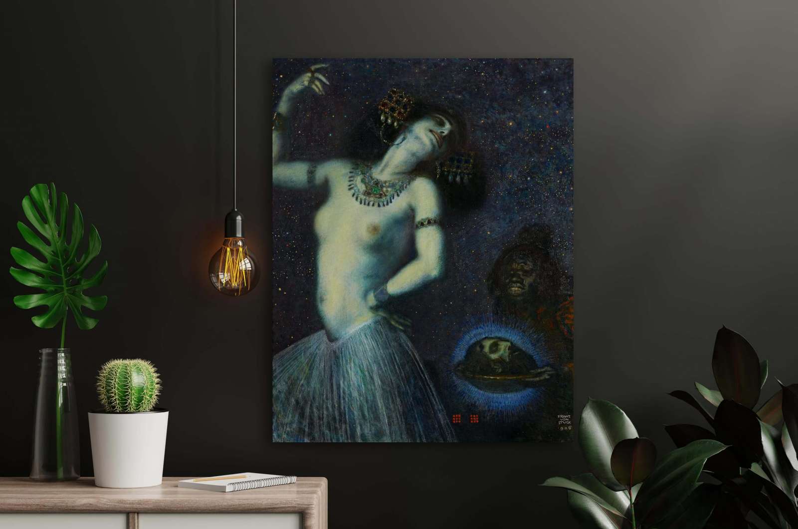 Reprodukcija „Salomėja II“, Franz von Stuck (1906)
