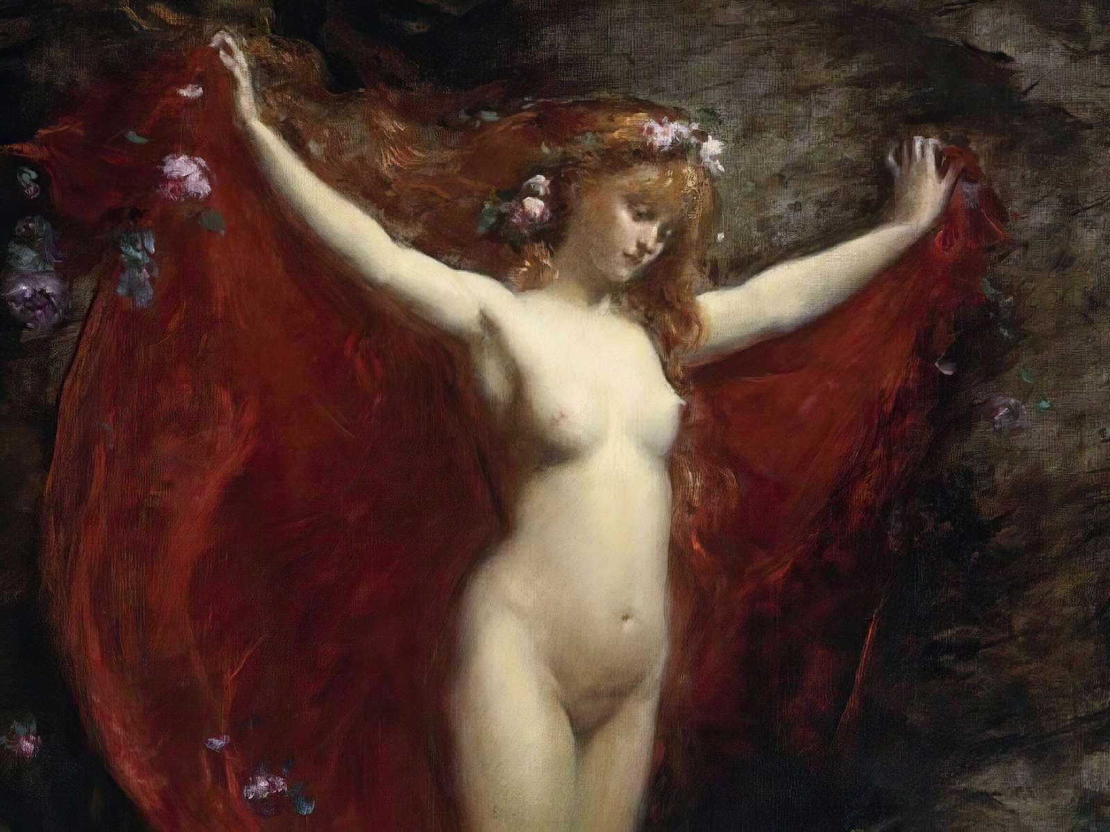 Reprodukcija „Vizija“, Carolus Duran (1883)