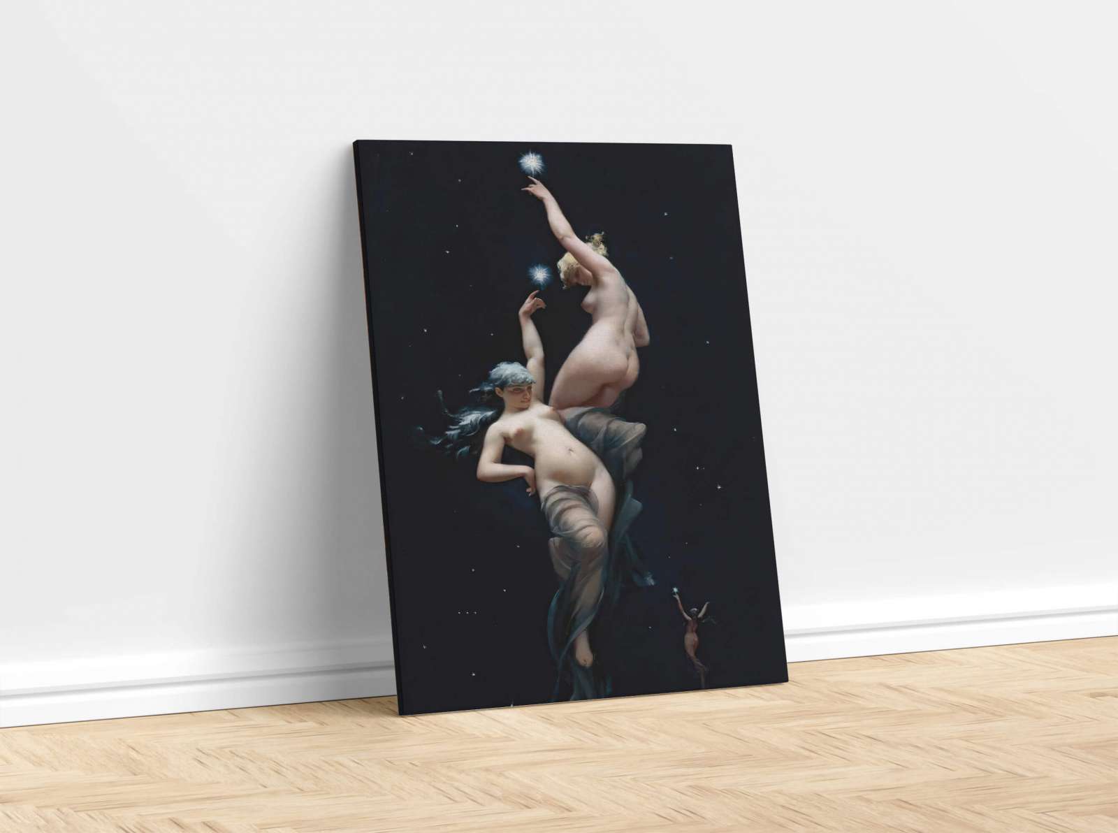Reprodukcija „Gražuolės mėnulio šviesoje“, Luis Ricardo Falero