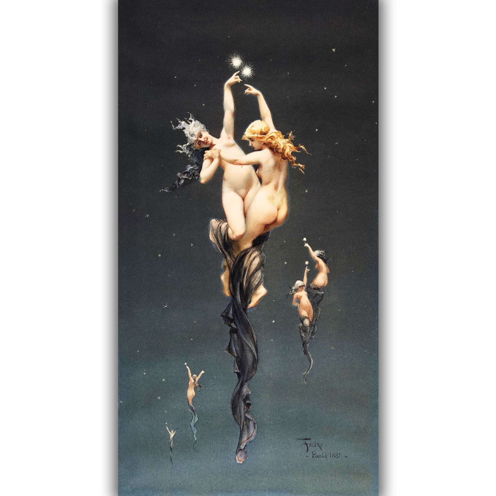 Reprodukcija „Žvaigždės dvynės“, Luis Ricardo Falero