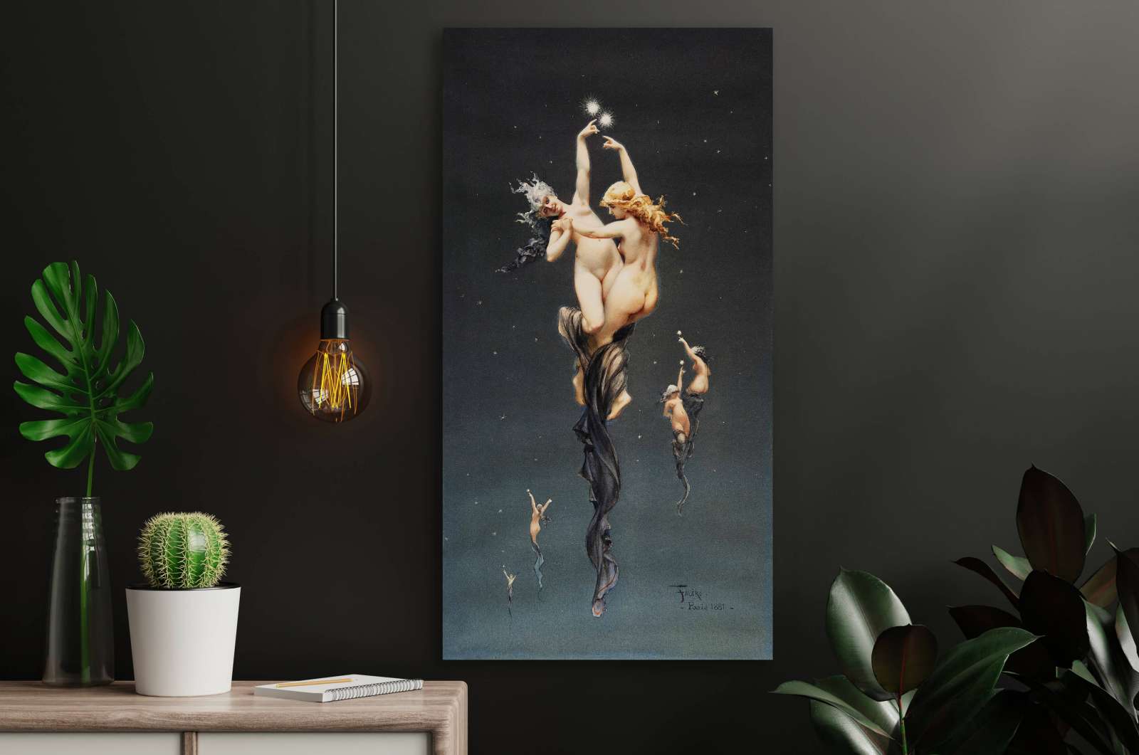 Reprodukcija „Žvaigždės dvynės“, Luis Ricardo Falero
