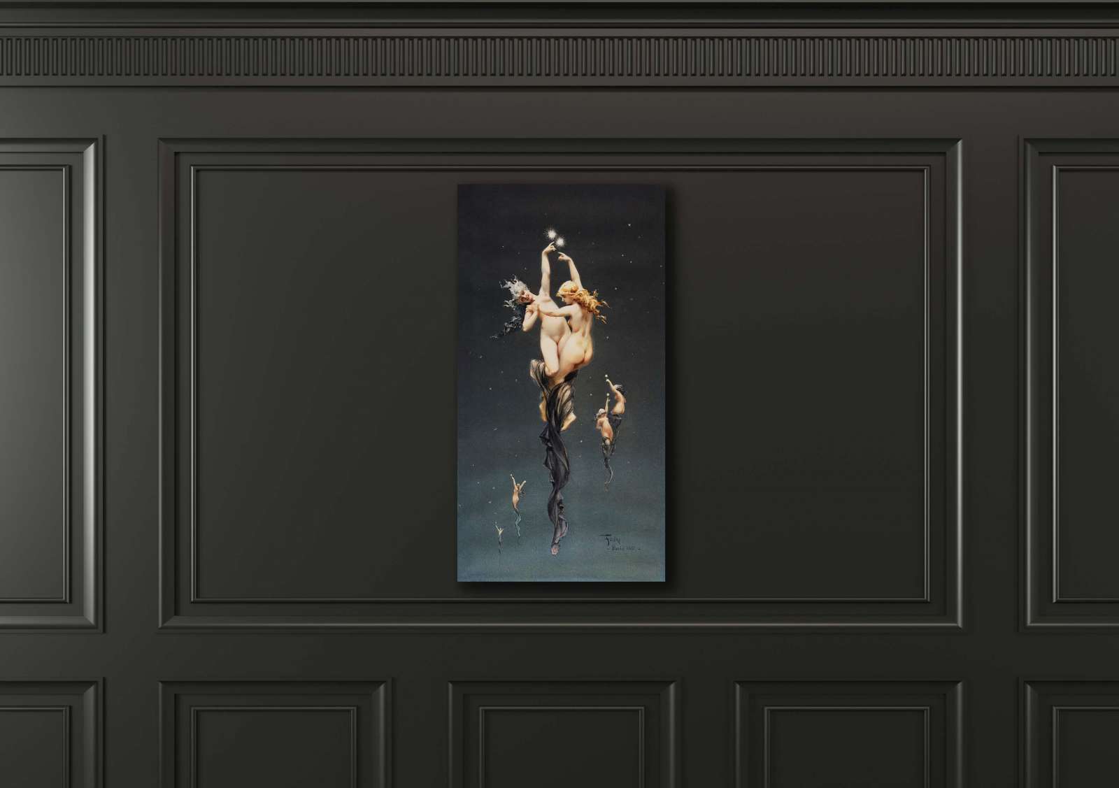 Reprodukcija „Žvaigždės dvynės“, Luis Ricardo Falero