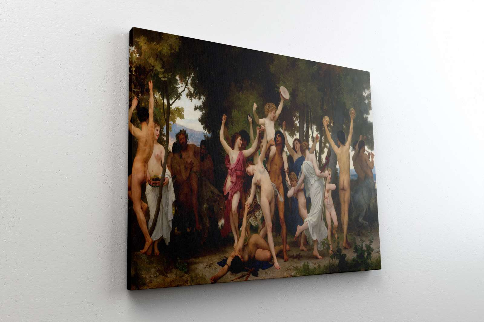 Reprodukcija „Bacho jaunystė“, William Bouguereau