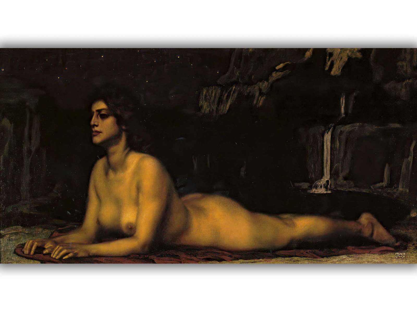 Reprodukcija „Sfinksas“, Franz von Stuck