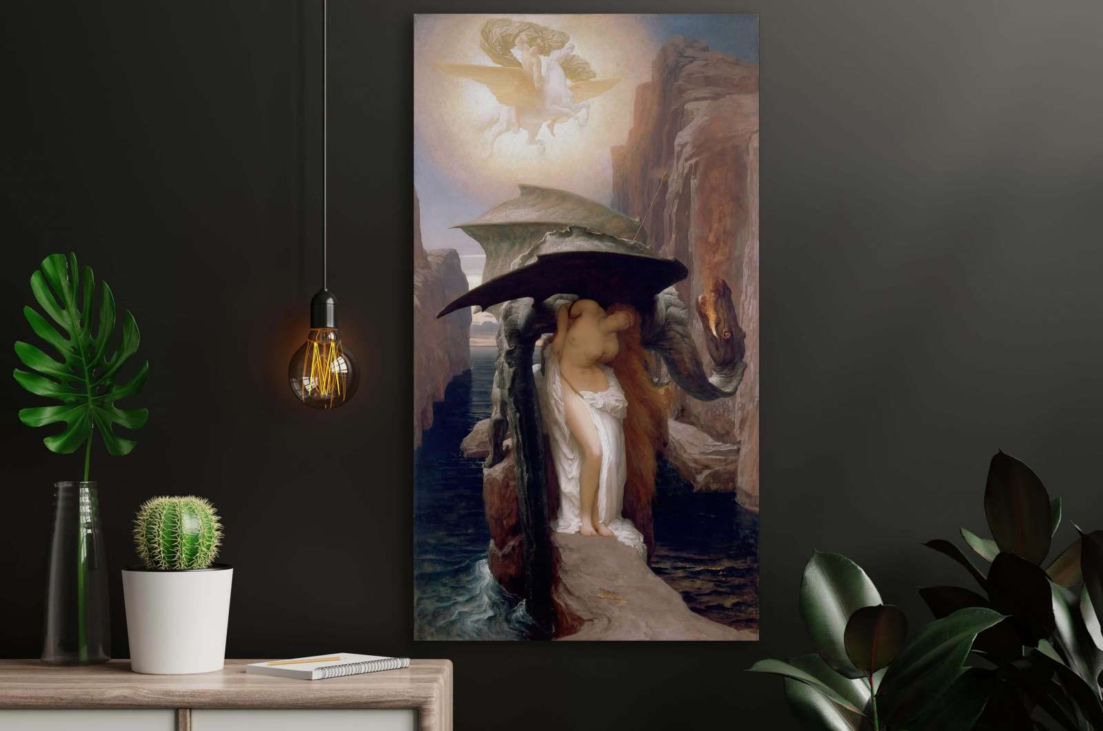 Reprodukcija „Persėjas ir Andromeda“, Frederic Leighton (1891)