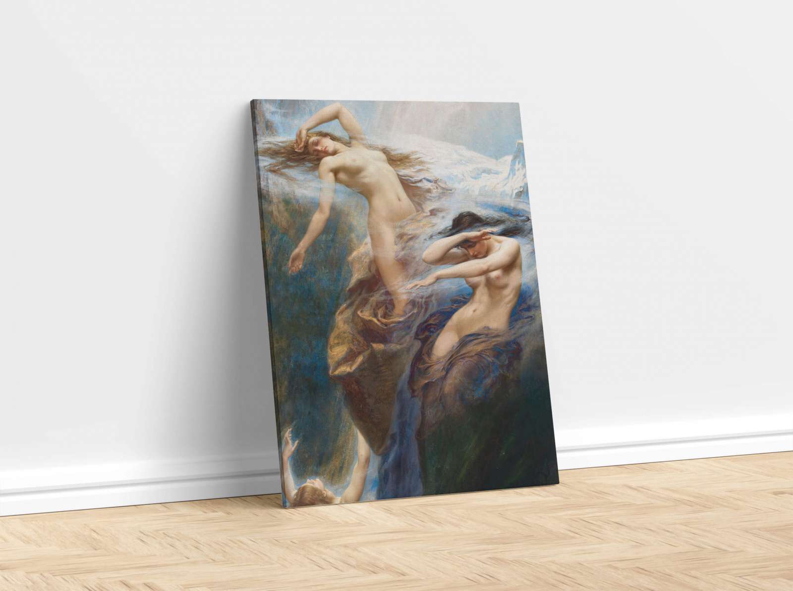Reprodukcija „Kalnų rūkas“, Herbert James Draper