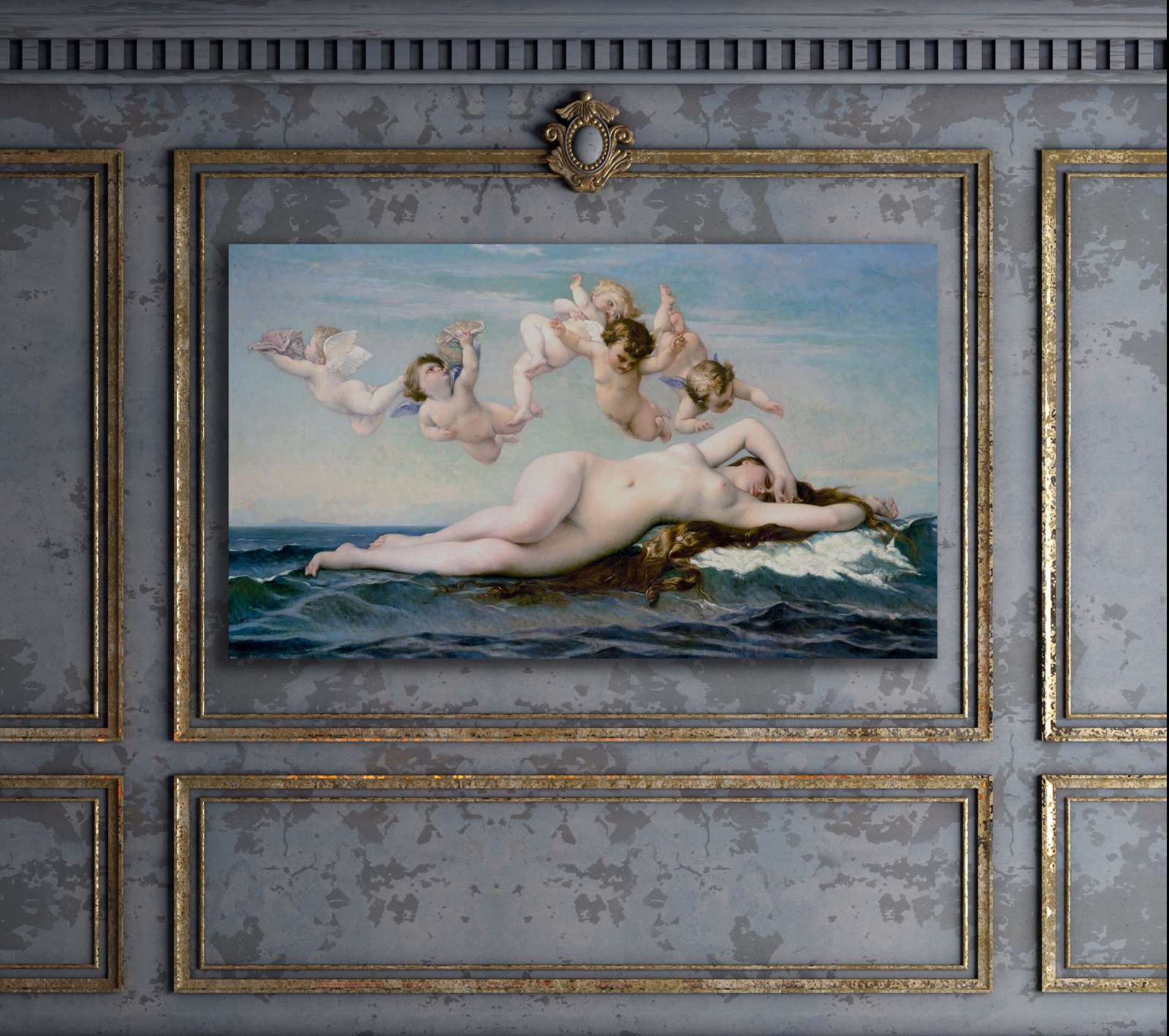 Reprodukcija „Veneros gimimas“, Alexandre Cabanel (1863)