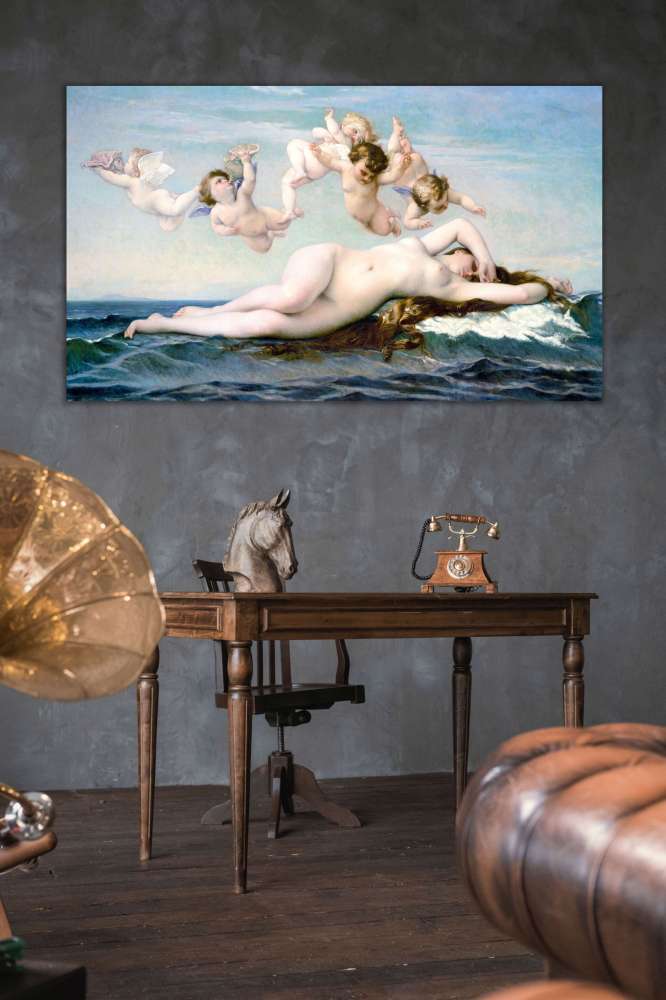 Reprodukcija „Veneros gimimas“, Alexandre Cabanel (1863)