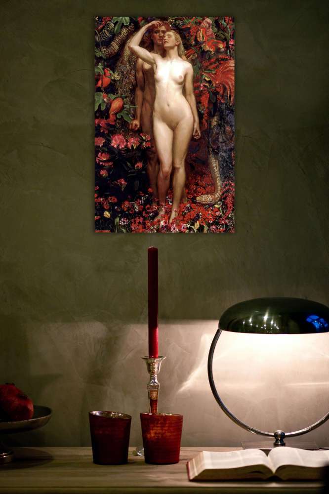 Reprodukcija „Moteris, vyras ir gyvatė“, Byam Shaw