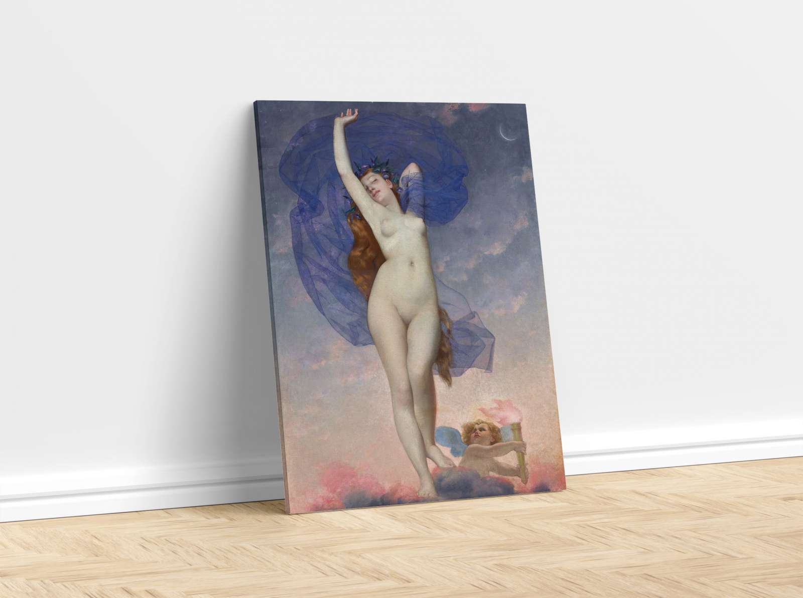 Reprodukcija „Aušra“, Adolphe Alexandre Lesrel (1868)