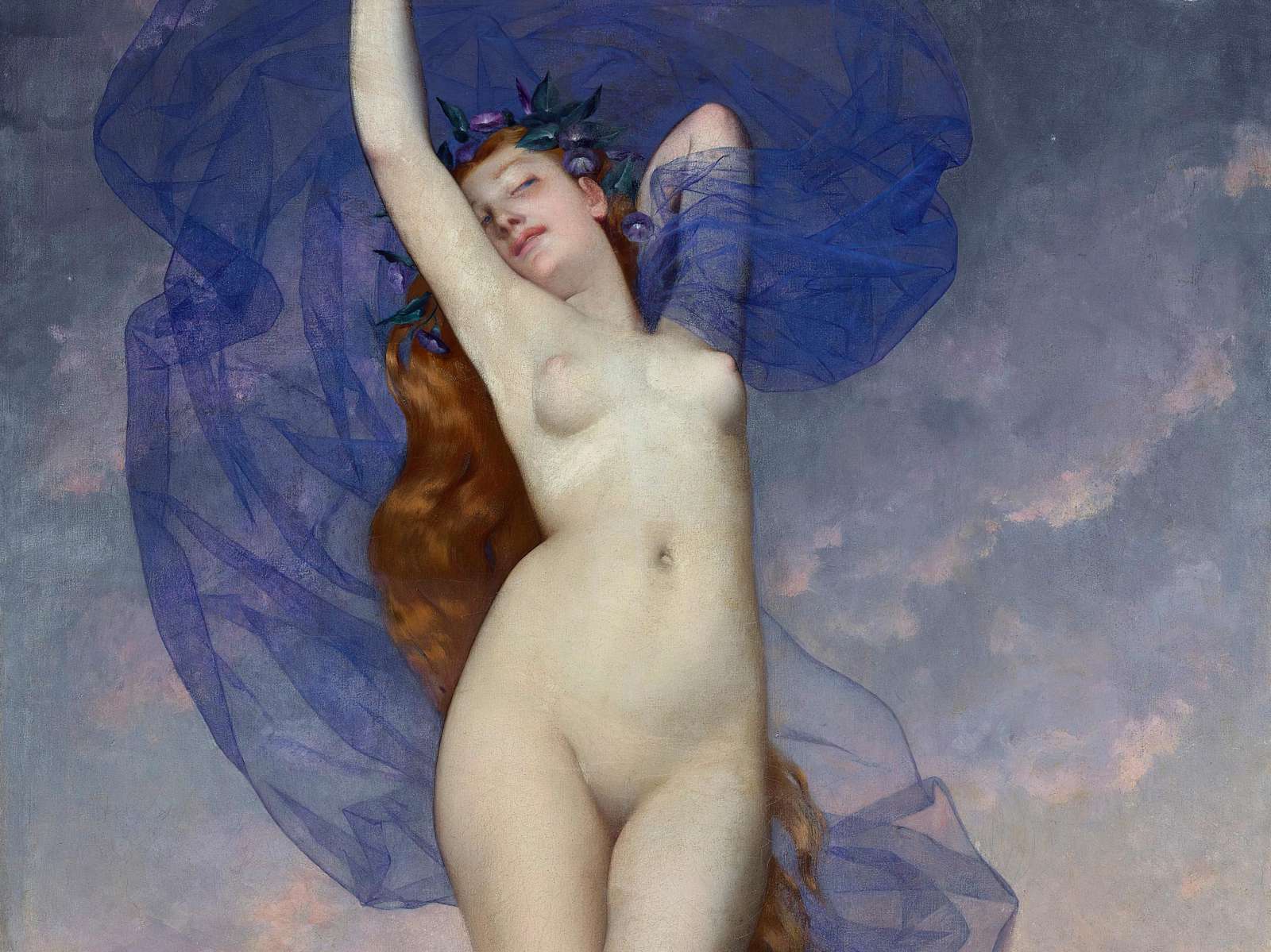 Reprodukcija „Aušra“, Adolphe Alexandre Lesrel (1868)