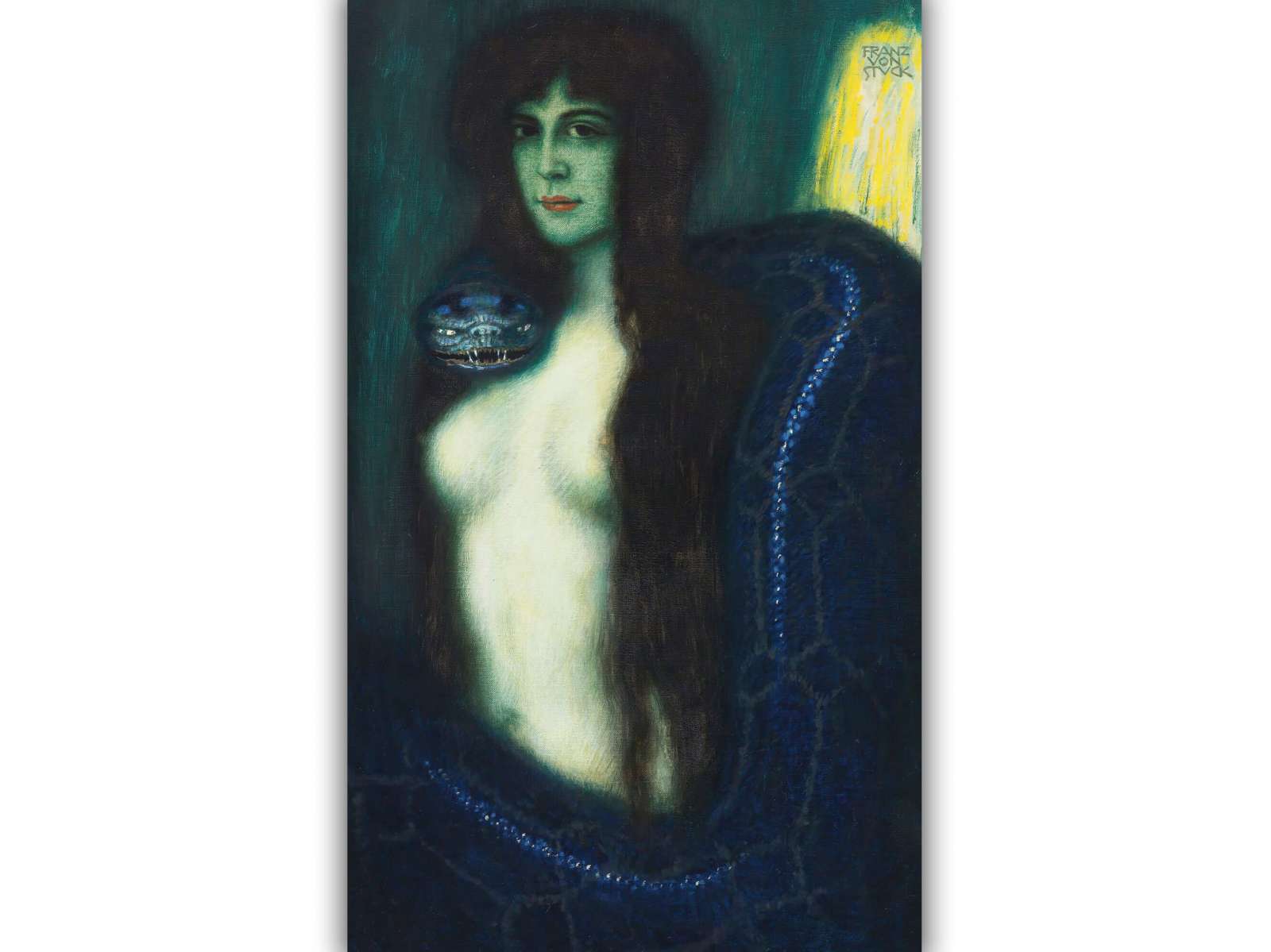 Reprodukcija „Nuodėmė“, Franz von Stuck (1893)