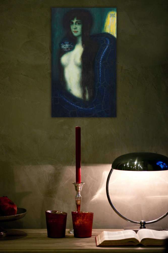 Reprodukcija „Nuodėmė“, Franz von Stuck (1893)