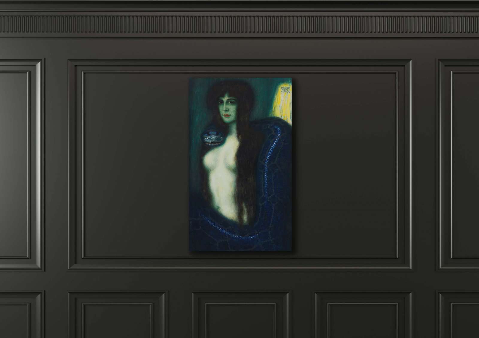 Reprodukcija „Nuodėmė“, Franz von Stuck (1893)
