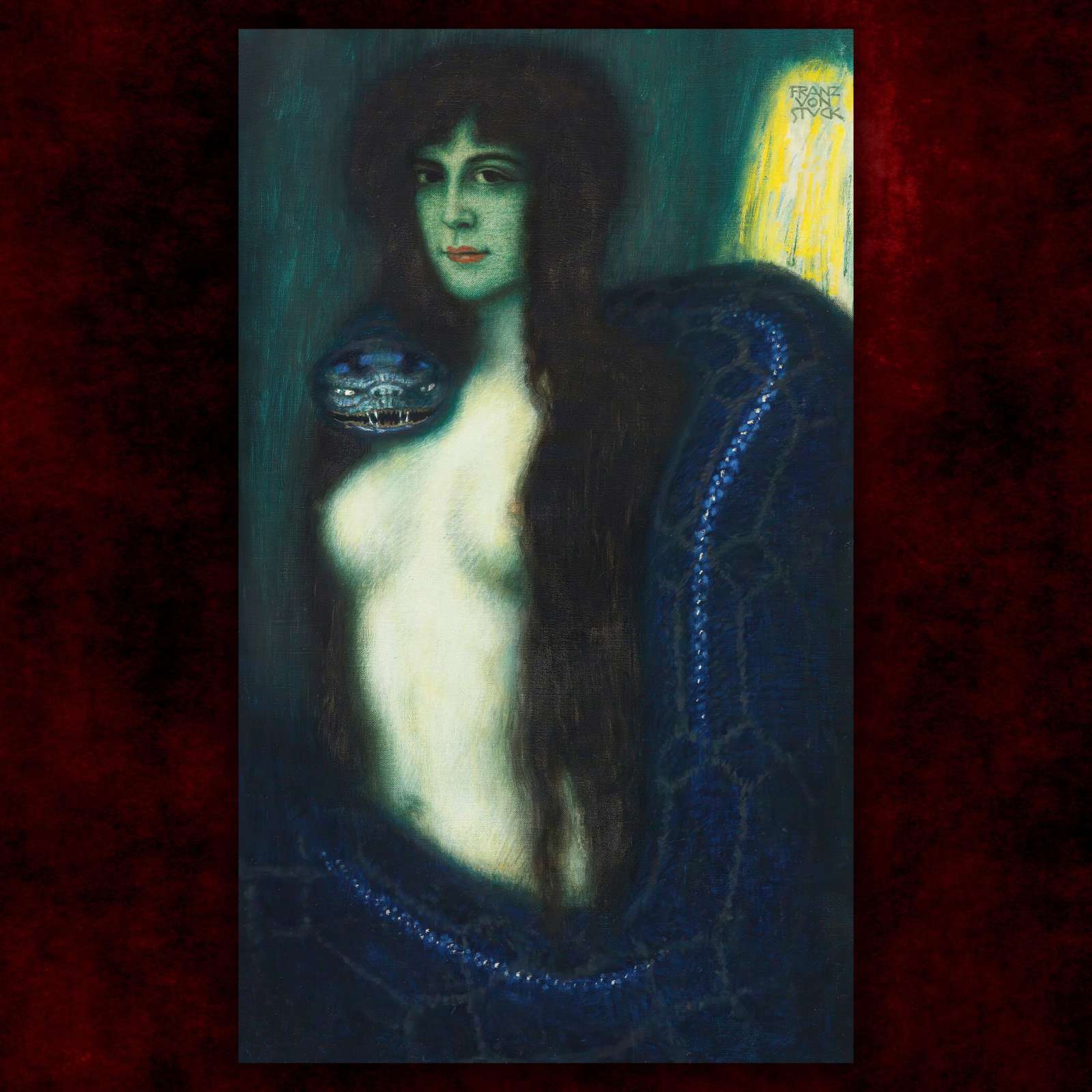 Reprodukcija „Nuodėmė“, Franz von Stuck (1893)