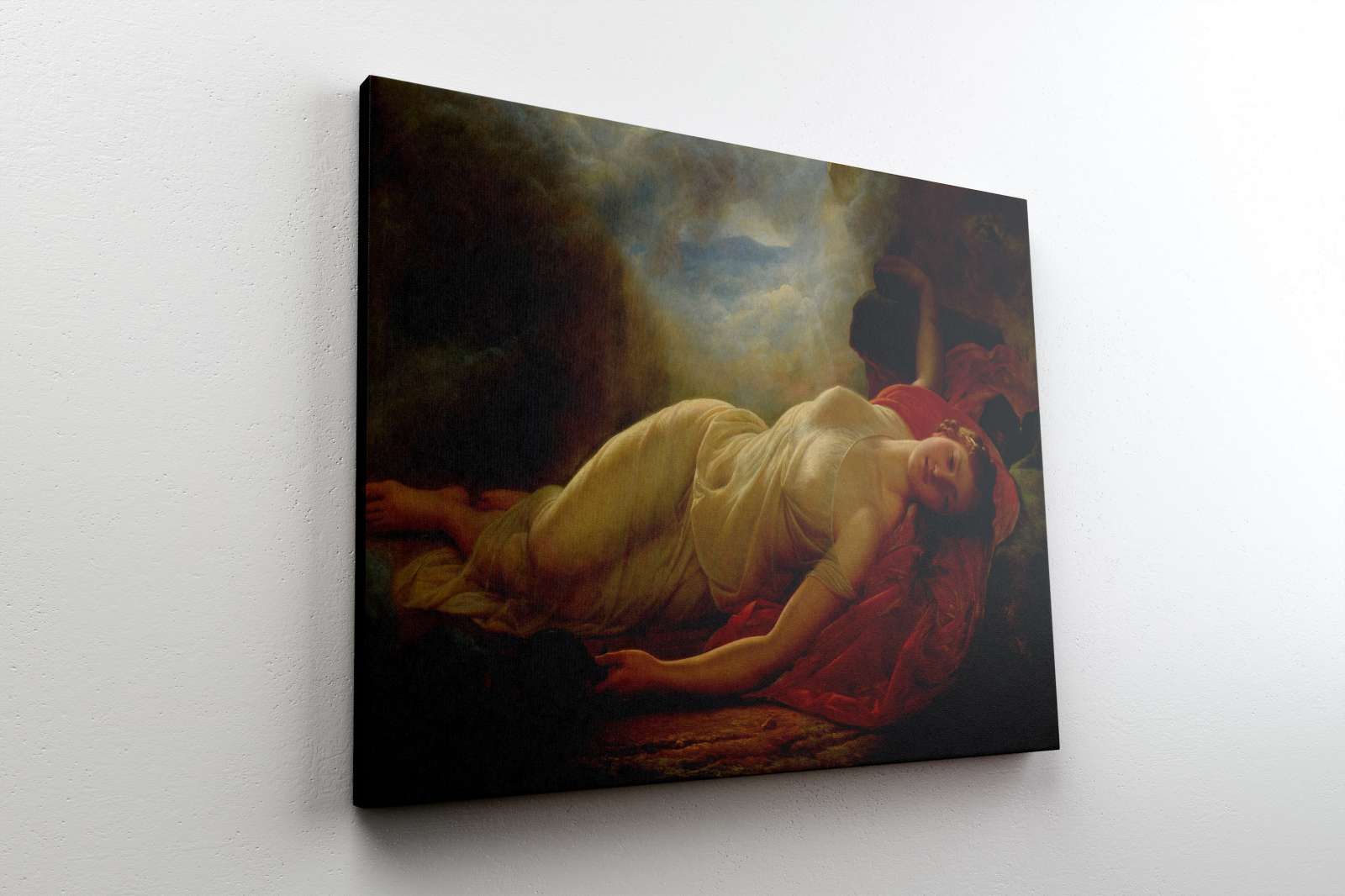 Reprodukcija „Alpstanti Psichė“, Gustave Housez (1870)