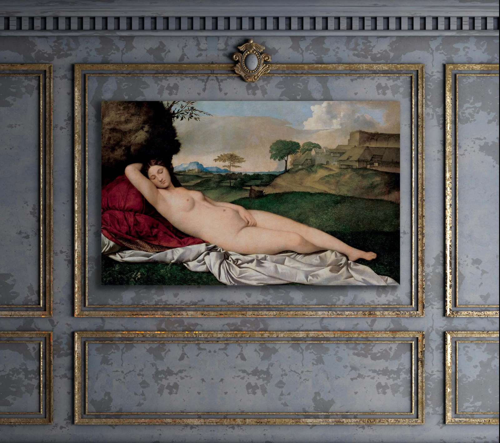 Reprodukcija „Mieganti Venera“, Giorgione (1508)