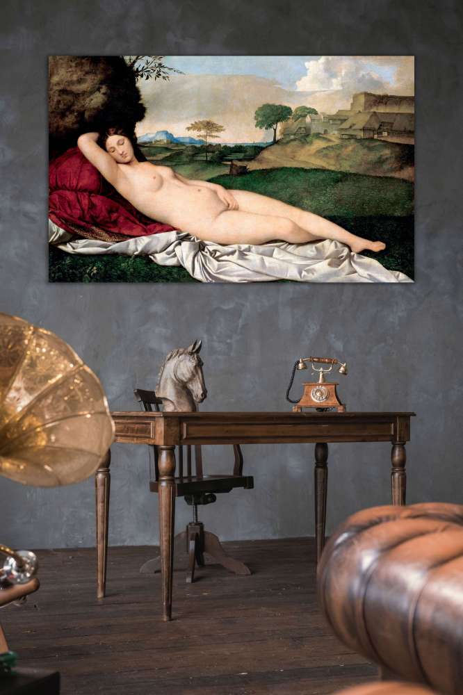 Reprodukcija „Mieganti Venera“, Giorgione (1508)
