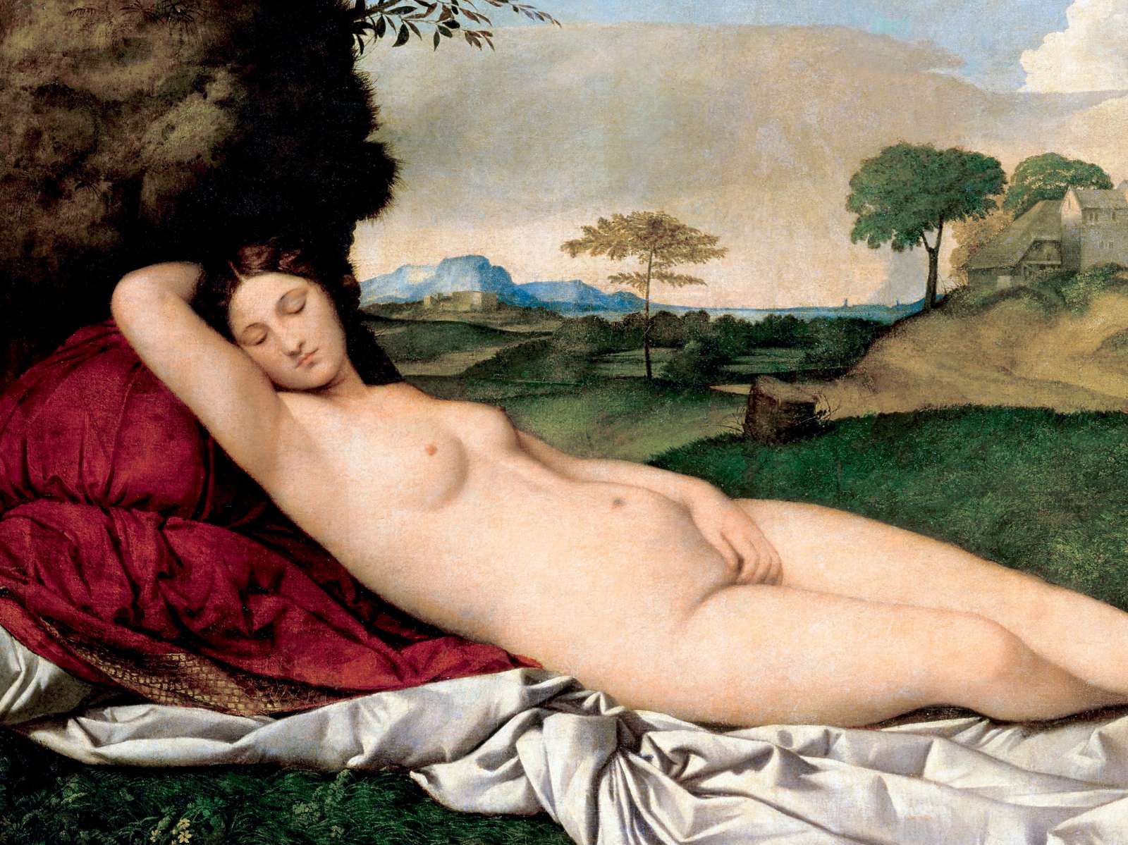 Reprodukcija „Mieganti Venera“, Giorgione (1508)