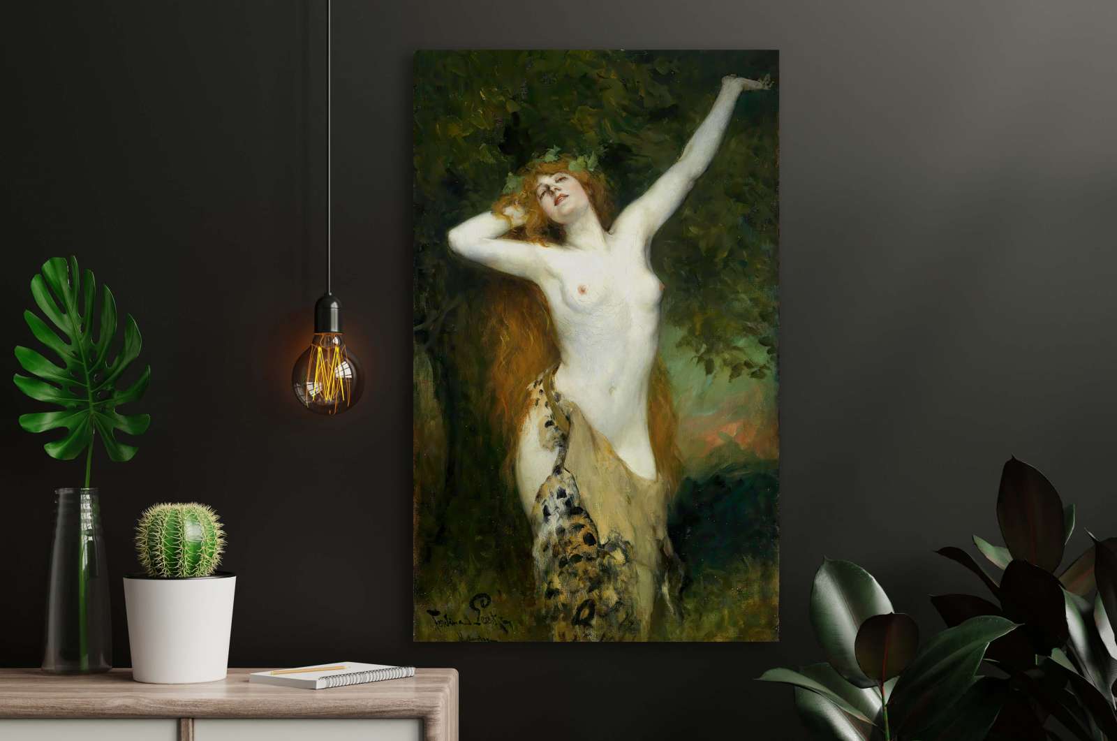 Reprodukcija „Bakchantė“, Ferdinand Leeke