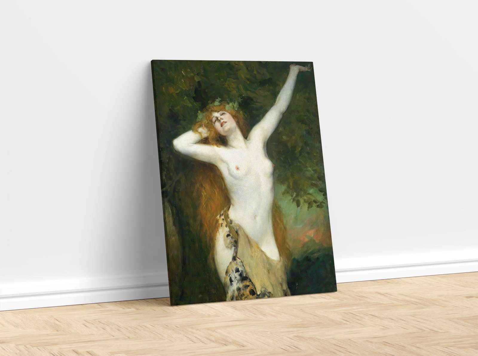 Reprodukcija „Bakchantė“, Ferdinand Leeke
