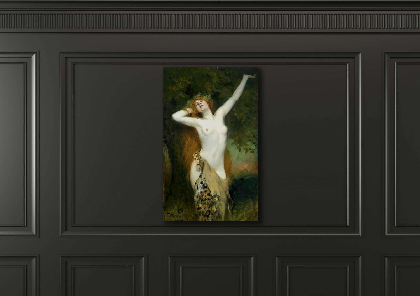 Reprodukcija „Bakchantė“, Ferdinand Leeke