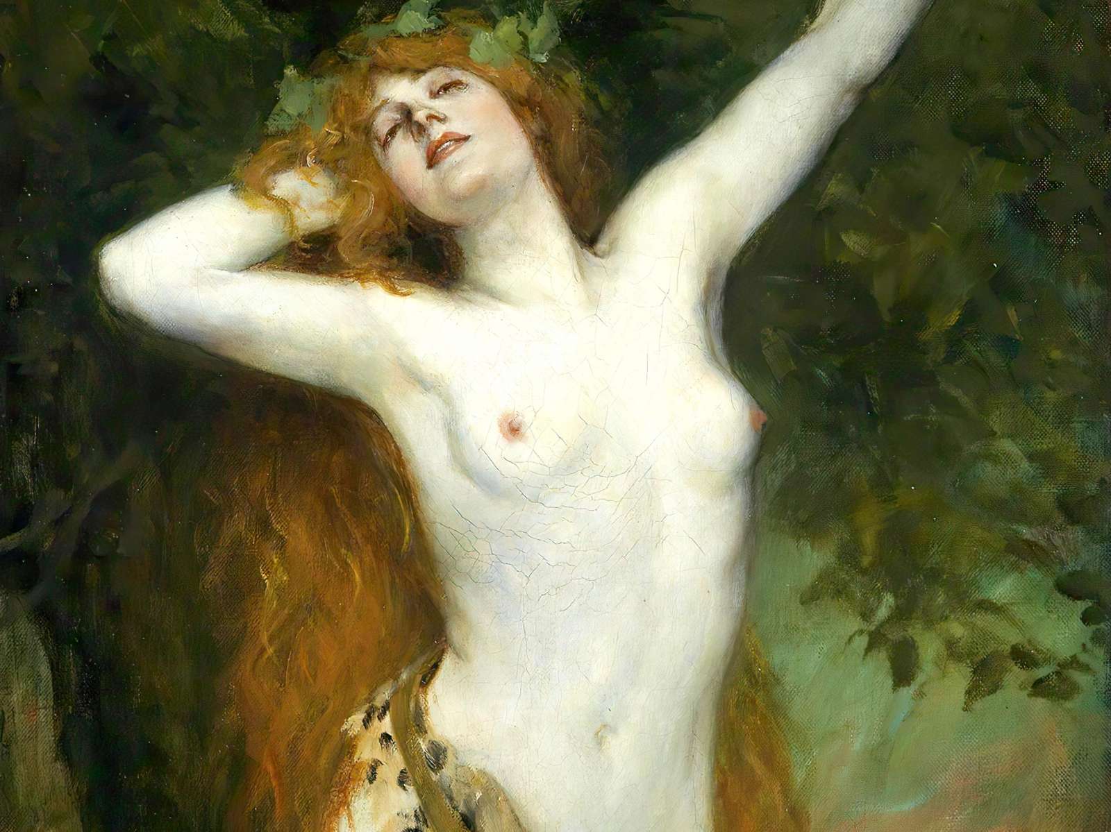 Reprodukcija „Bakchantė“, Ferdinand Leeke