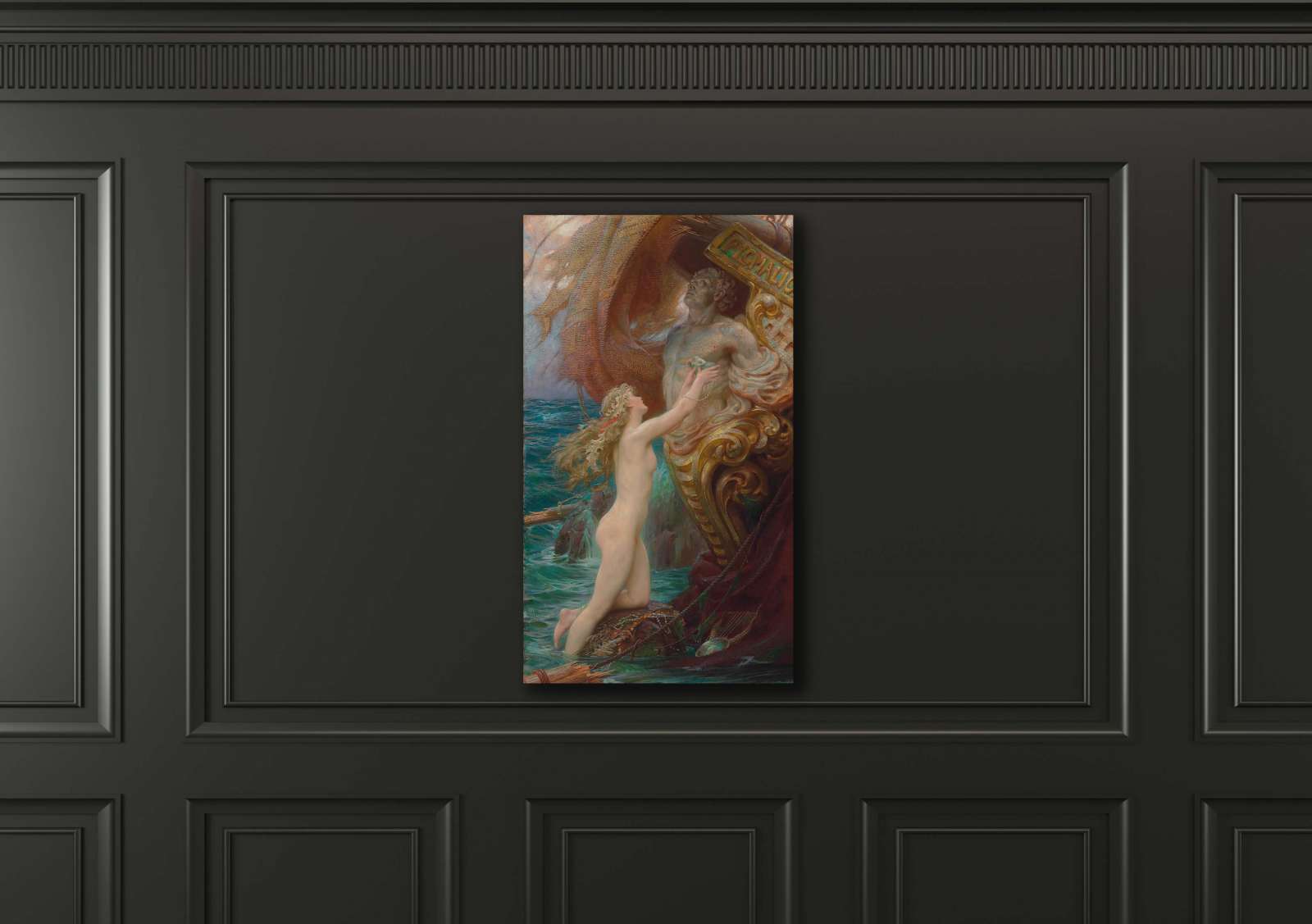 Reprodukcija „Jūros idilė“, Herbert James Draper