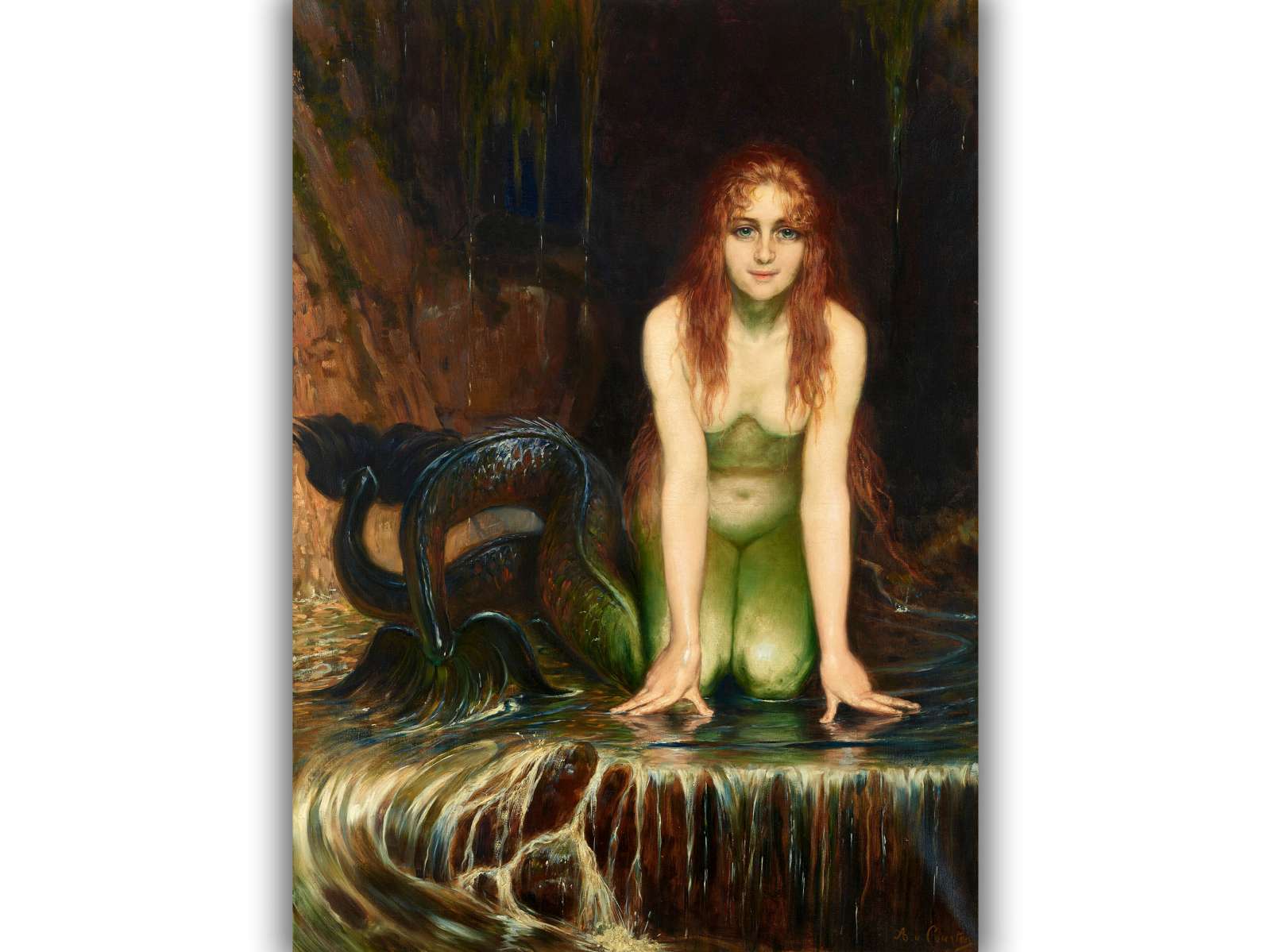 Reprodukcija „Undinė“, Angelo von Courten