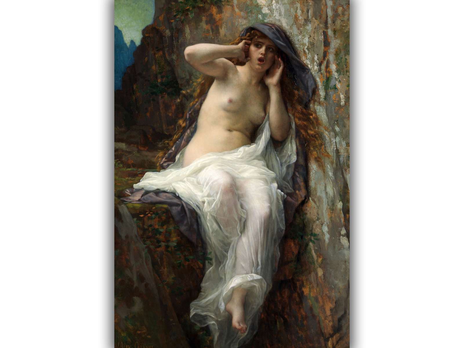 Reprodukcija „Aidas“, Alexandre Cabanel (1874)