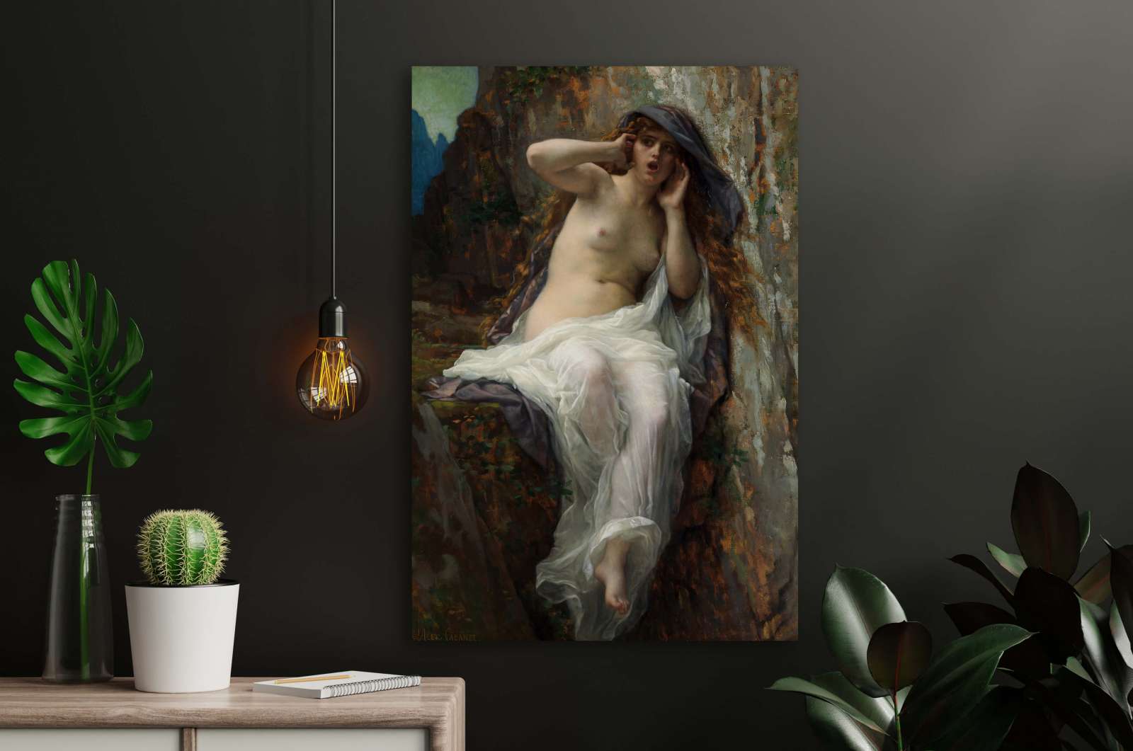 Reprodukcija „Aidas“, Alexandre Cabanel (1874)
