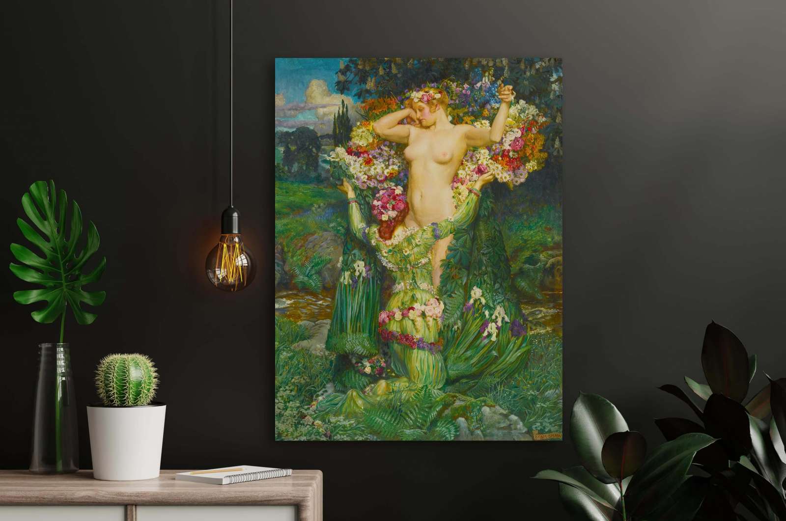 Reprodukcija „Bundantis pavasaris“, Byam Shaw