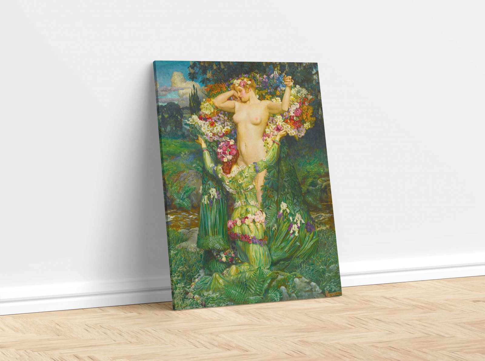 Reprodukcija „Bundantis pavasaris“, Byam Shaw