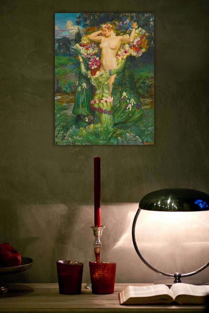 Reprodukcija „Bundantis pavasaris“, Byam Shaw