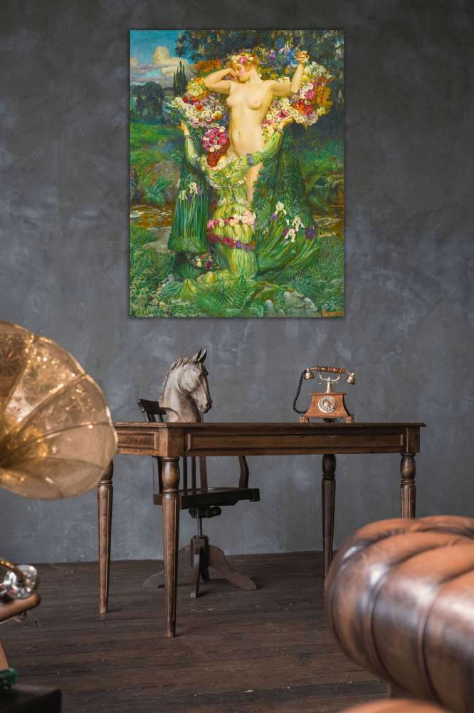Reprodukcija „Bundantis pavasaris“, Byam Shaw