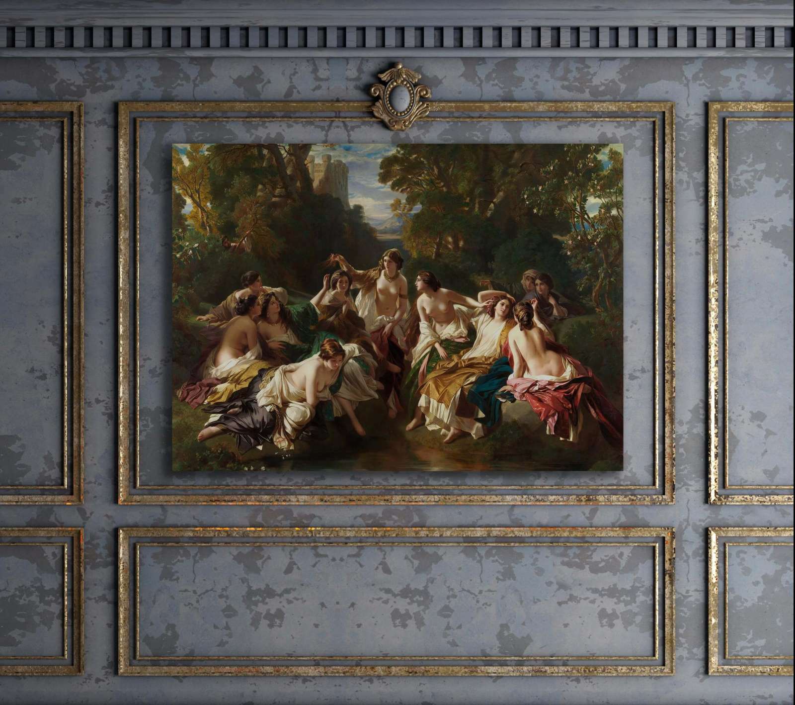 Reprodukcija „Florinda“, Franz Xaver Winterhalter (1853)