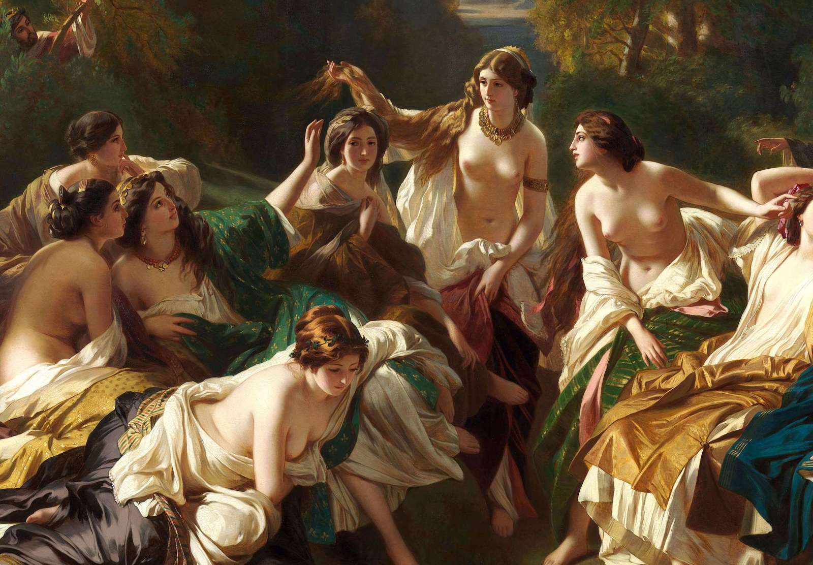 Reprodukcija „Florinda“, Franz Xaver Winterhalter (1853)