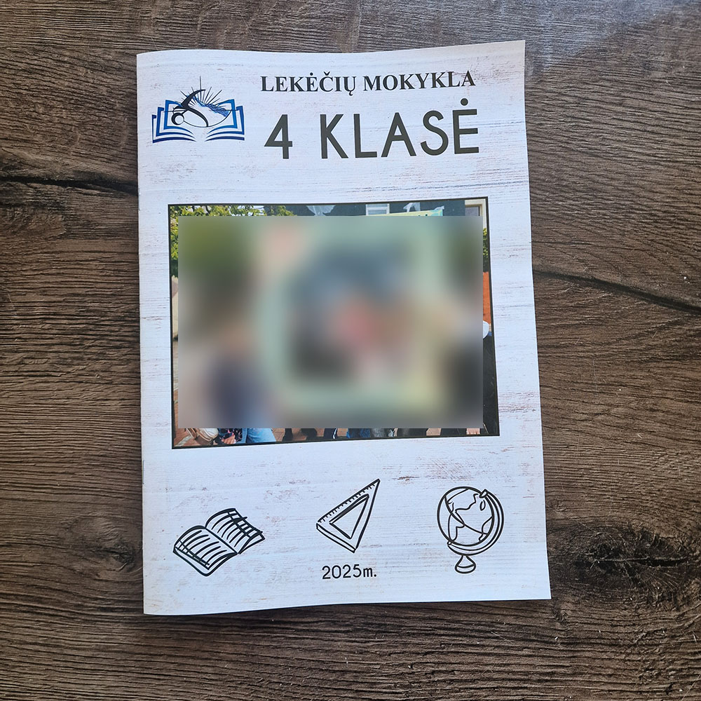 Dovana darželio auklėtojai, mokytojai - personalizuotas žurnalas