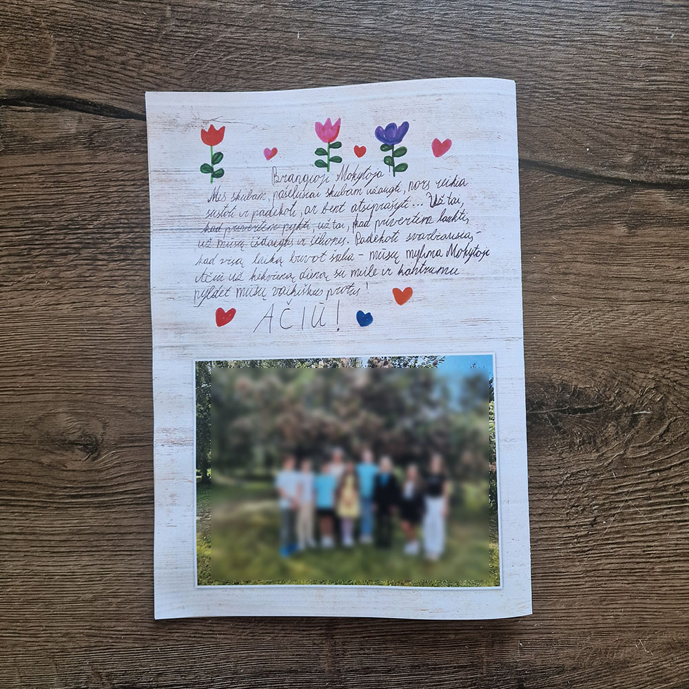 Dovana darželio auklėtojai, mokytojai - personalizuotas žurnalas