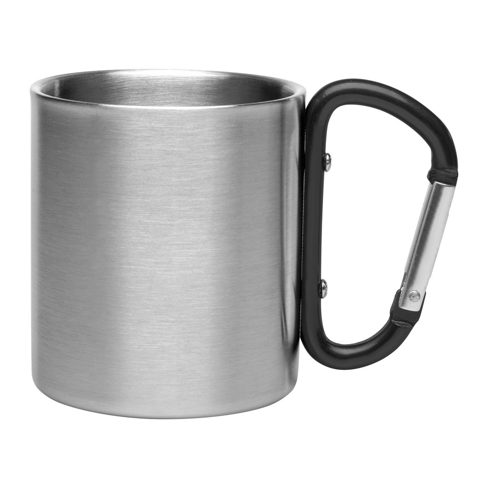 Metaliniai puodeliai su karabinu