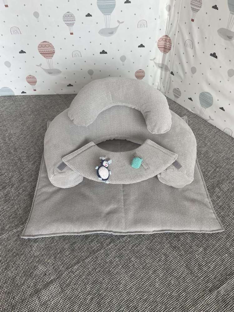 SĖDINUKAS su pailgu kilimėliu ,,Pilkutis,,
