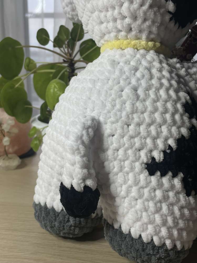 Crochet cow plushie / Nerta karvytė