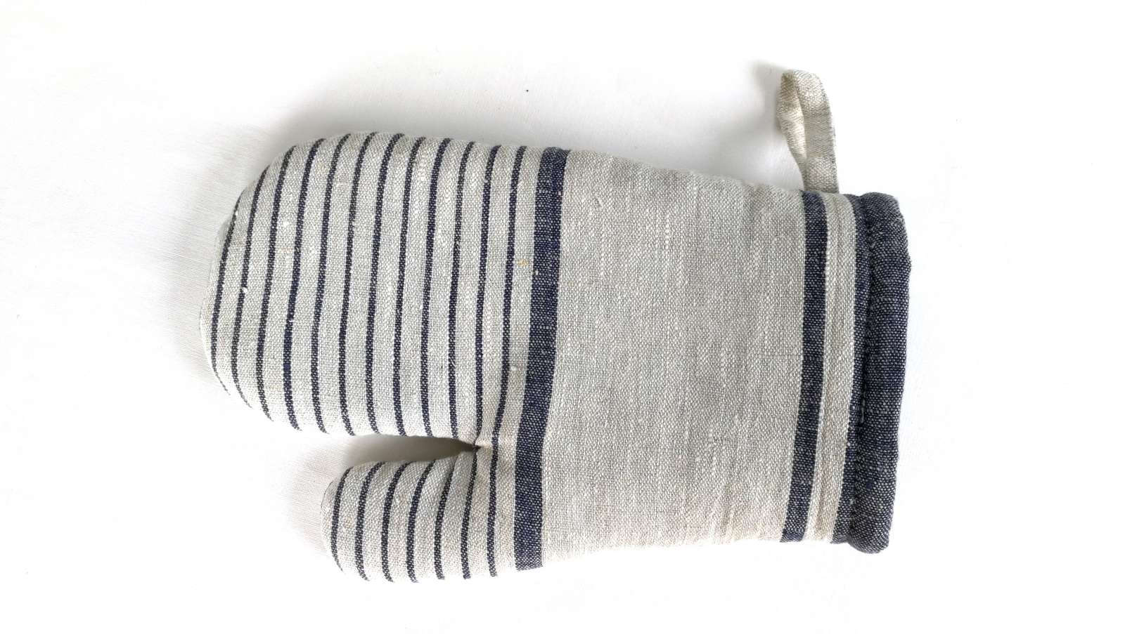 Lininė virtuvinė pirštinė – Tamsiai mėlyna (Navy Blue)