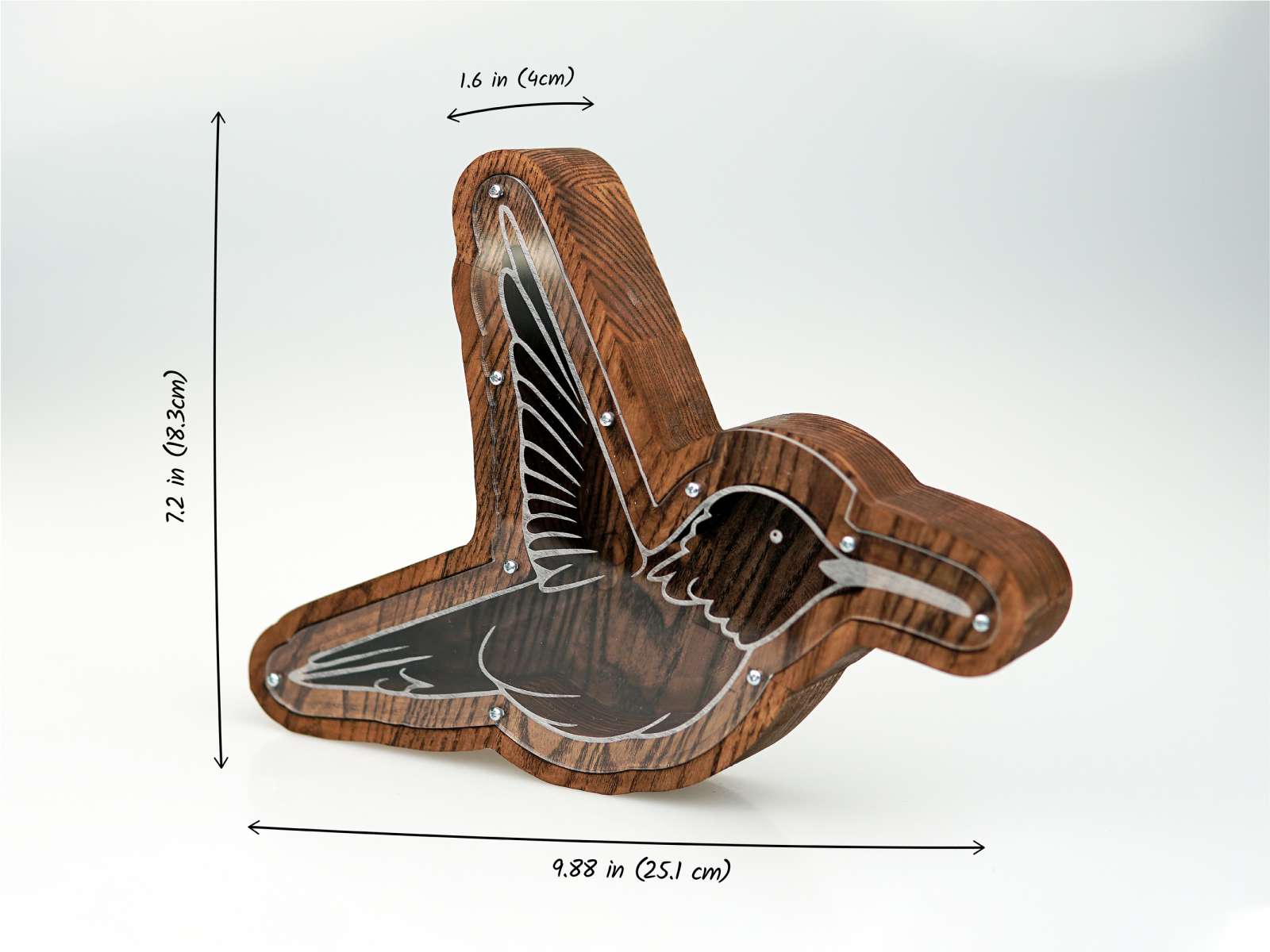Medinė taupyklė kolibris
