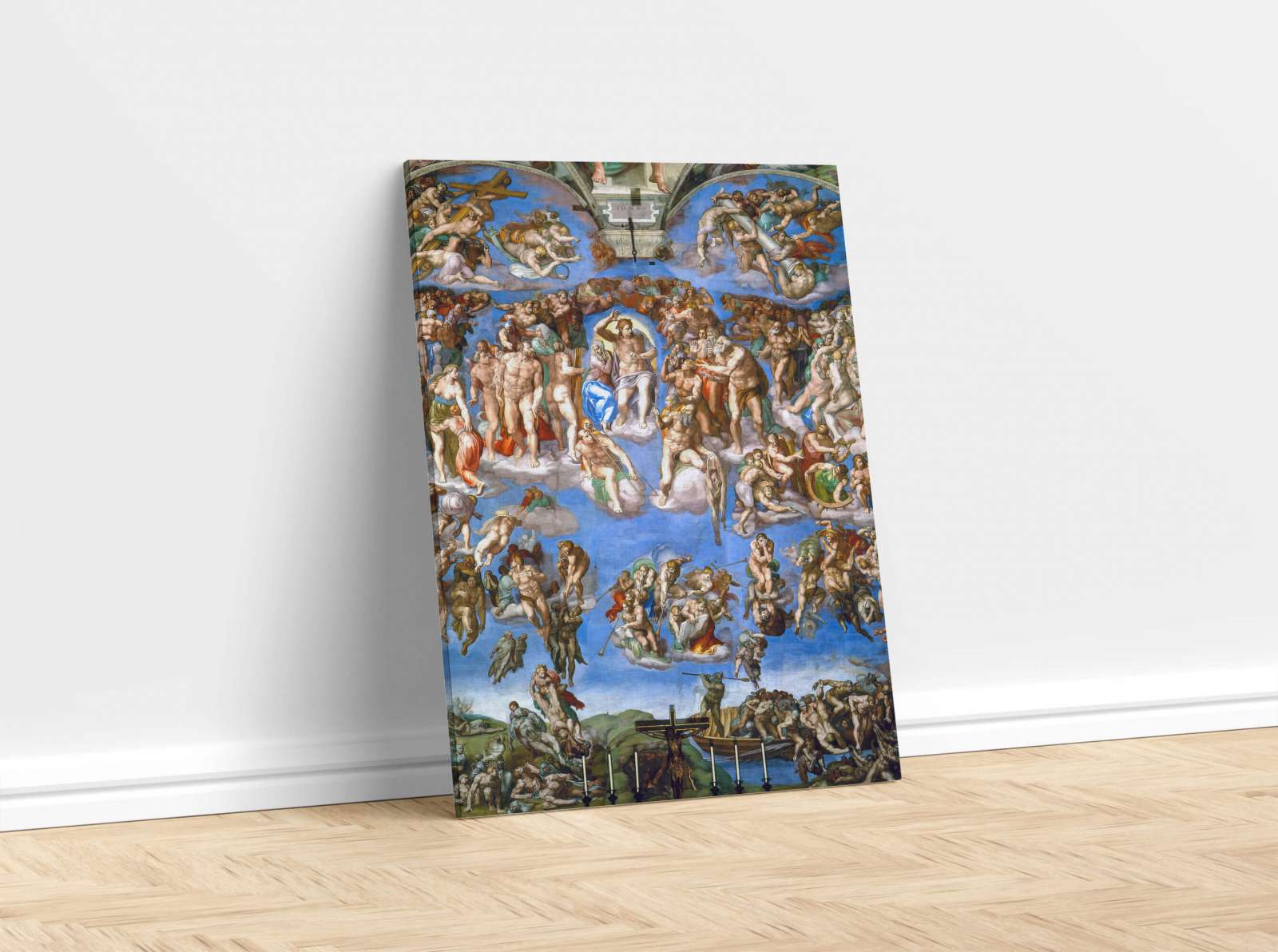 Reprodukcija „Paskutinis teismas“, Michelangelo Buonarroti (1541)