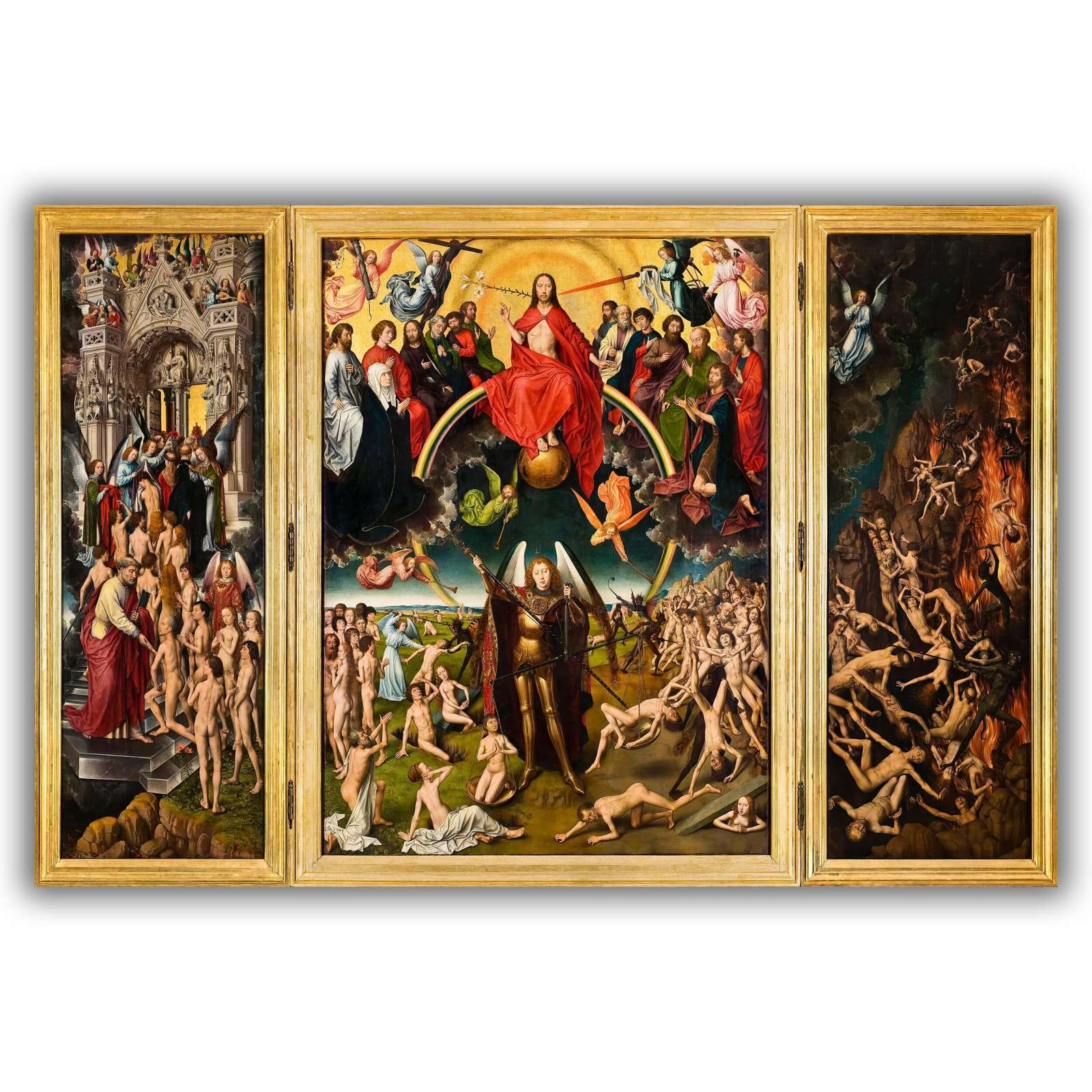Reprodukcija „Paskutinis teismas“, Hans Memling (1471)