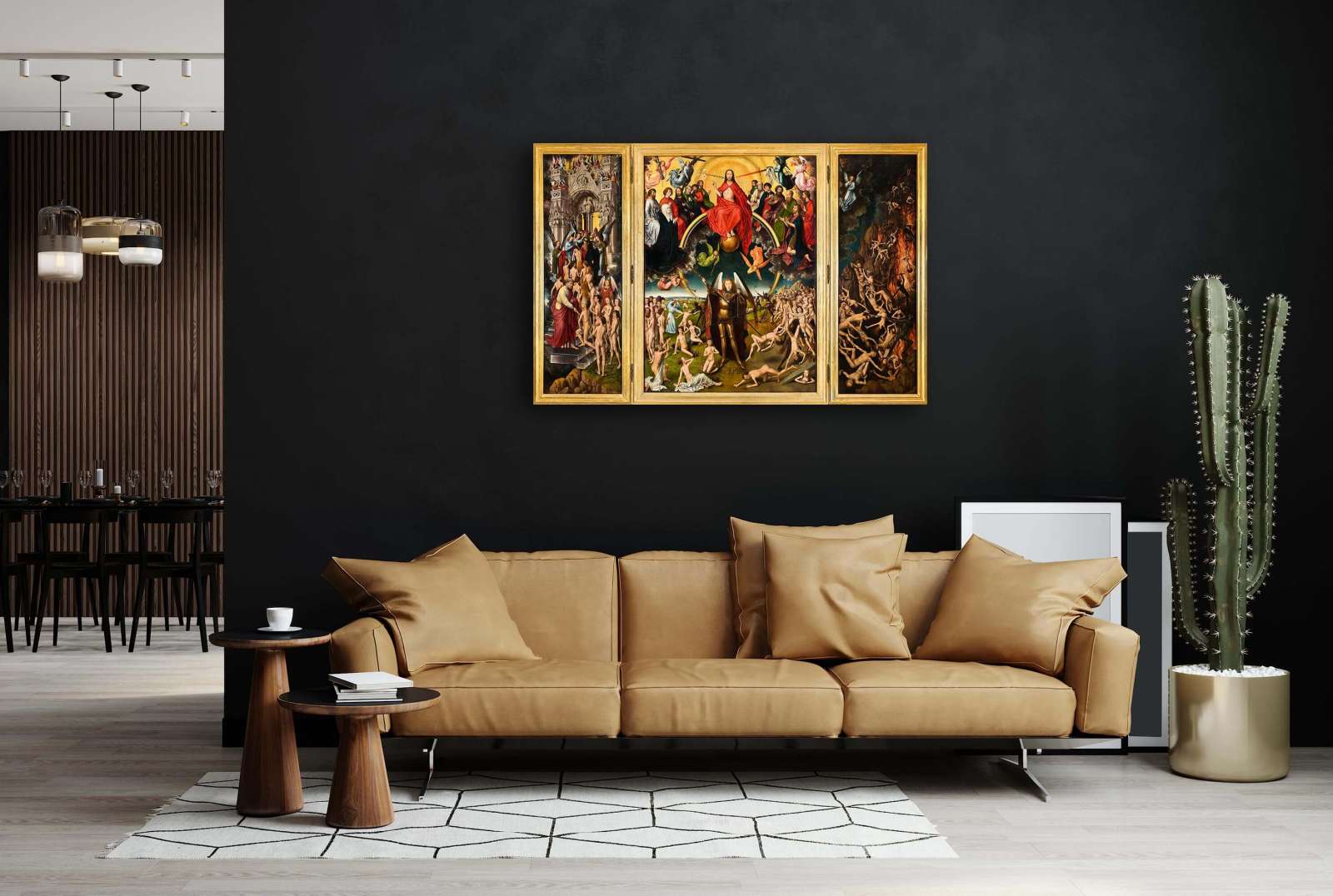 Reprodukcija „Paskutinis teismas“, Hans Memling (1471)